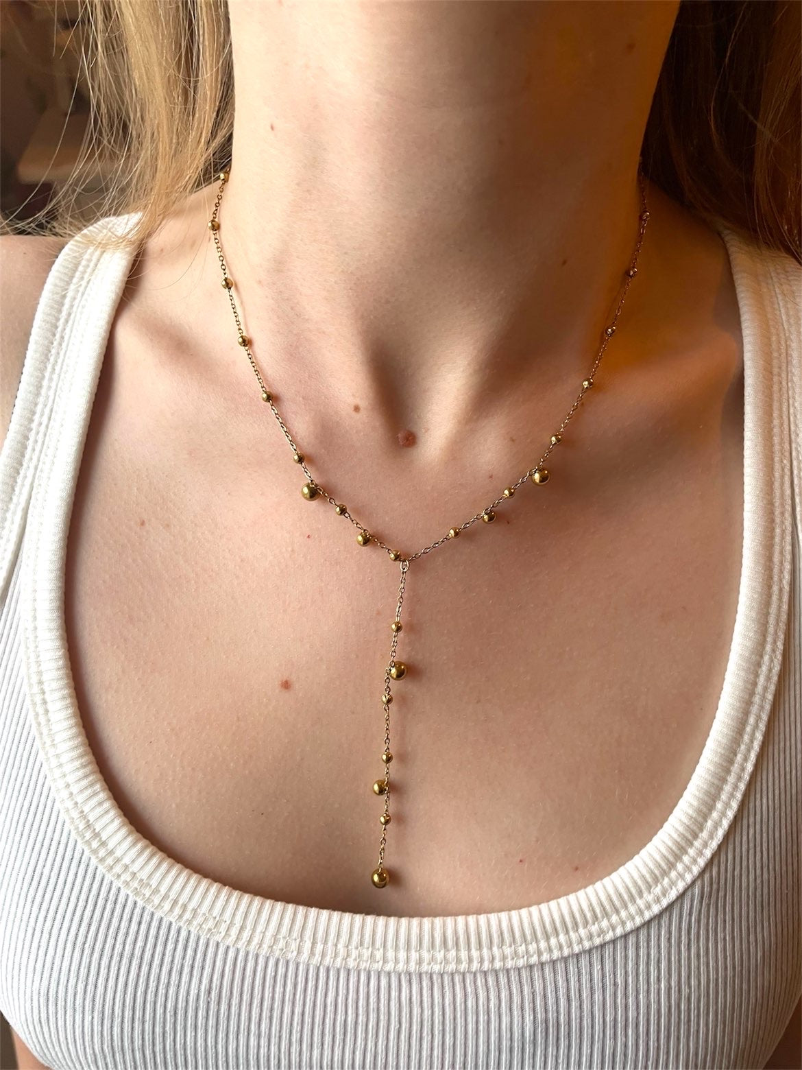 Tulip Necklace - Gold