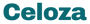 Celoza logo in teal color on a white background